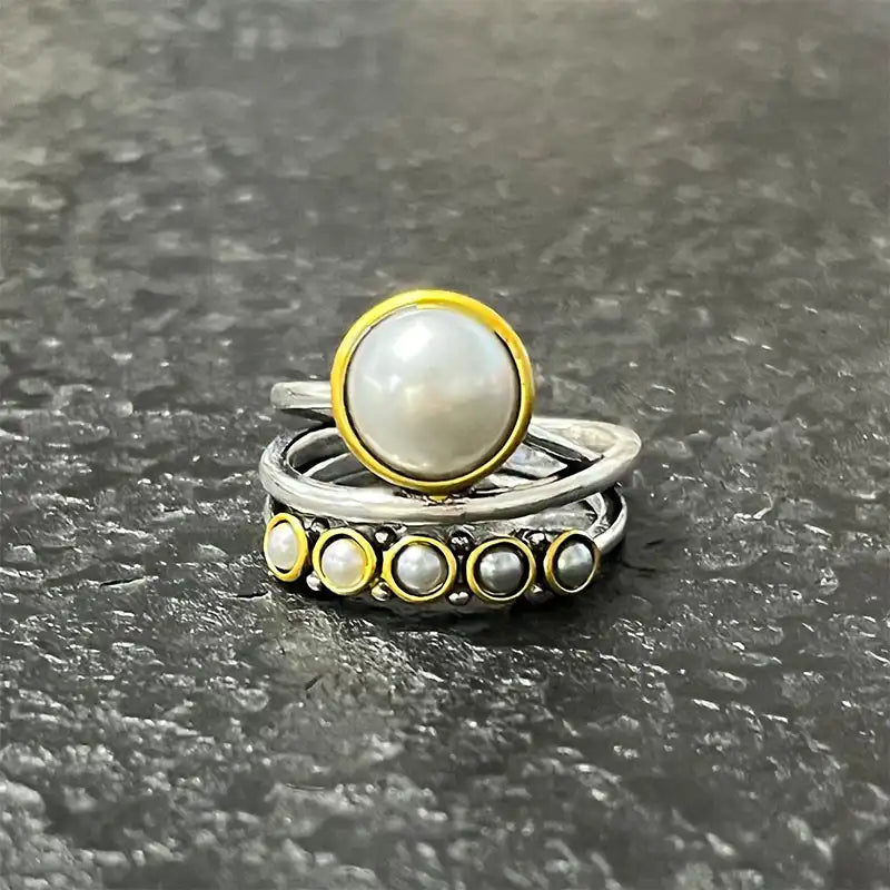 Bohemian Pearl Ring